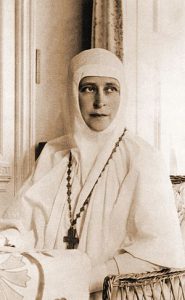 Великая княгиня Елизавета Федоровна — настоятельница Марфо-Мариинской обители милосердия. 1910-е гг.