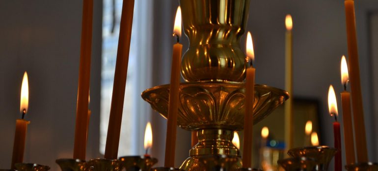 Молебен на месте строительства нового храма 20 августа