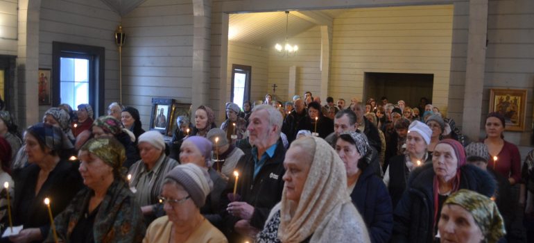 Первое Соборование в новом храме