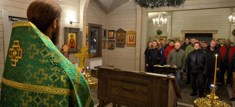 В день памяти преподобного Серафима Саровского, иереем Димитрием Бабуриным был совершён молебен